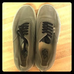Heather Gray Lowtop Vans